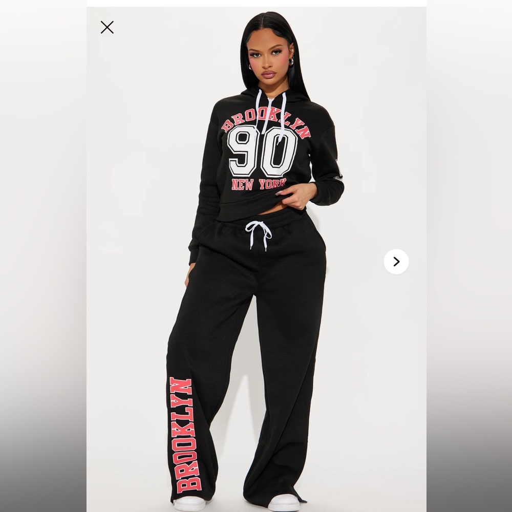 Fashion Nova Black Brooklyn Joggers